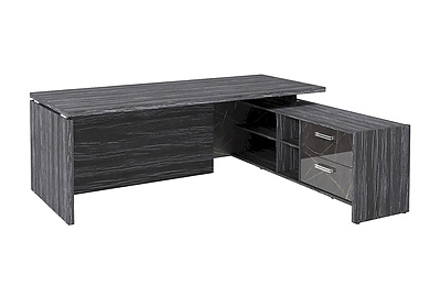 Стол для руководителя с опорной тумбой Festus FI-121R.GG - фото товара 1 из 4