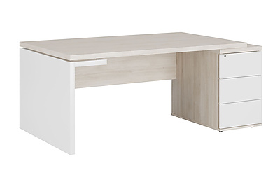 Стол для руководителя на опорной тумбе правый Zion ZIO28511321 - фото товара 1 из 3