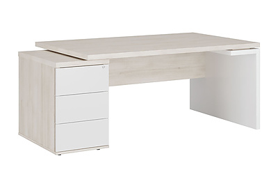 Стол для руководителя на опорной тумбе левый Zion ZIO28511421 - фото товара 1 из 3