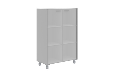 Шкаф для документов со стеклянными дверьми Offix-new OMC 87.2 - фото товара 1 из 2