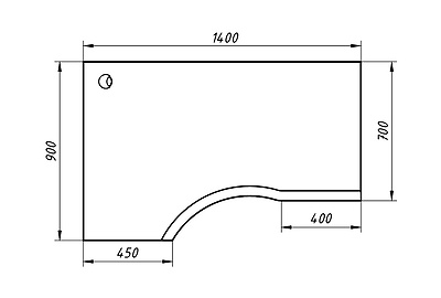 Стол письменный эргономичный левый Wave WCET 149 L - фото товара 2 из 4