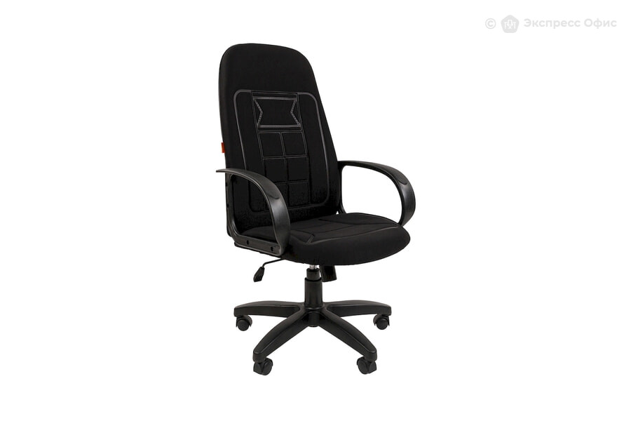  Кресло офисное Chairman 727 Ткань черная (OS-01) - фото товара 1 из 3
