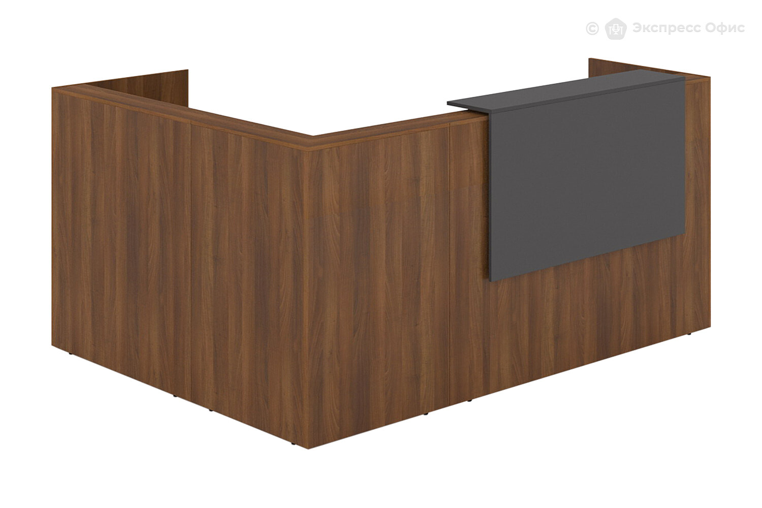 Стойка ресепшн угловая с фартуком Lounge 1КР-ДС.102 - фото товара 1 из 4