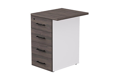 Тумба для документов приставная с топом EVO 254T1203W3DK - фото товара 1 из 4