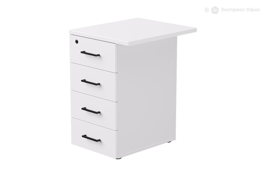 Тумба для документов приставная с топом EVO 254T1203W3 Белый - фото товара 1 из 3