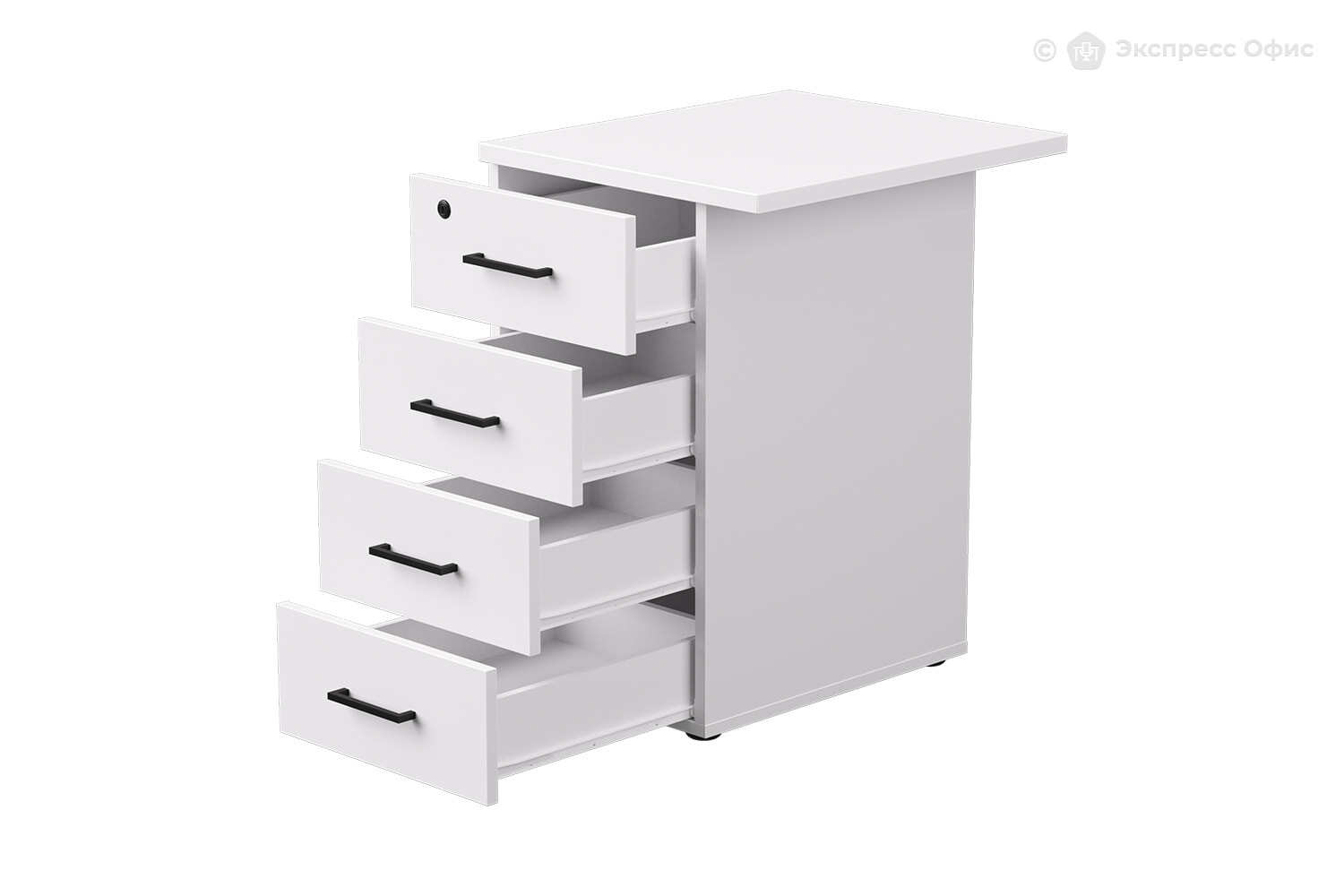 Тумба для документов приставная с топом EVO 254T1203W3 - фото товара 2 из 3