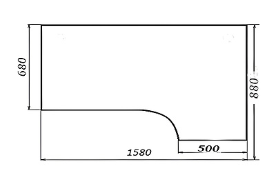 Стол письменный эргономичный левый Alba AL-1.5L - фото товара 2 из 4