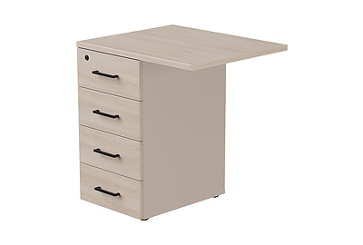 Тумба для документов приставная с топом EVO 254T2203GUDY - фото товара 1 из 4