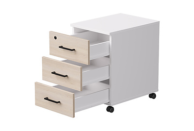 Тумба для документов мобильная EVO 254T001W3/W3/DY - фото товара 2 из 4