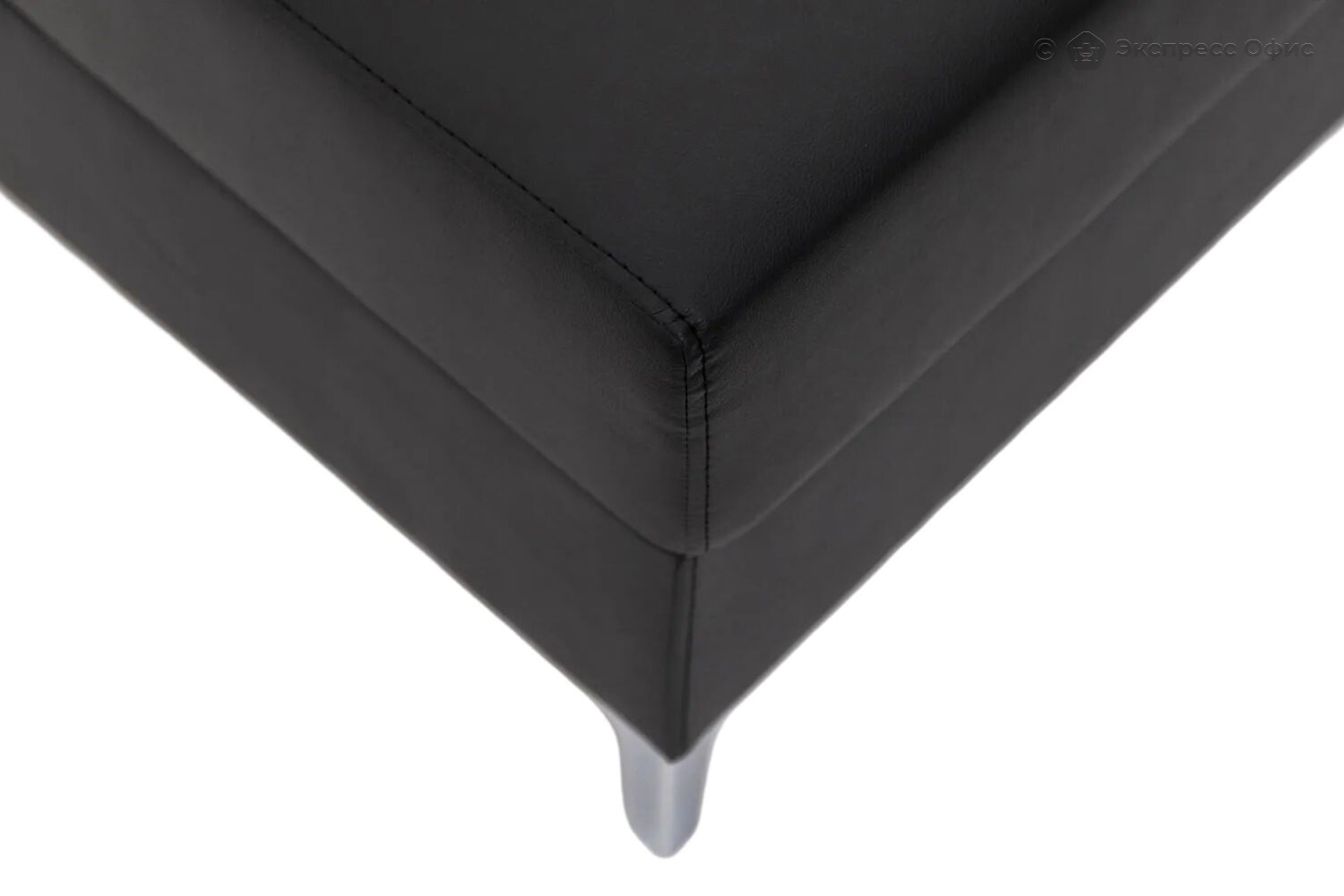 Диван офисный 2-х местный NEO 2 Ecotex 3001 black - фото товара 4 из 6