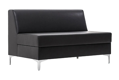 Диван офисный 2-х местный NEO 2 Ecotex 3001 black - фото товара 1 из 6