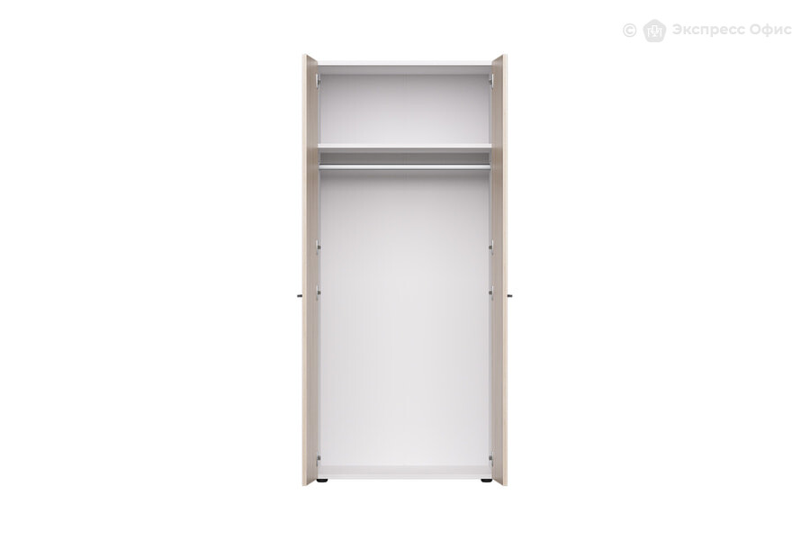  Шкаф для одежды глубокий EVO 254H006W3DY Белый/Дуб соната - фото товара 2 из 3