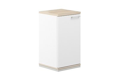Шкаф для документов низкий Allegro AG.203.WH.AR.WH.L - фото товара 1 из 3