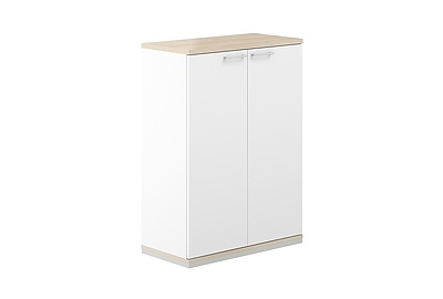 Шкаф для документов средний Allegro AG.206.WH.AR.WH - фото товара 1 из 3