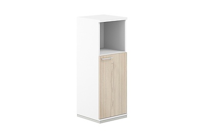 Шкаф для документов средний с нишей Allegro AG.215.WH.WH.AR.R - фото товара 1 из 3