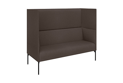 Диван офисный 2-х местный высокий Бридж Brd2H-2-1650 - фото товара 1 из 3