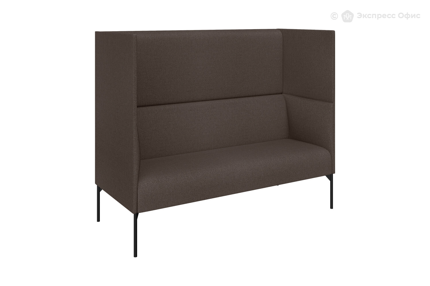 Диван офисный 2-х местный высокий Бридж Brd2H-2-1650 - фото товара 1 из 3