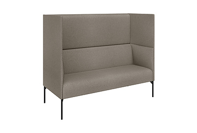 Диван офисный 2-х местный высокий Бридж Brd2H-2-1650 - фото товара 1 из 3