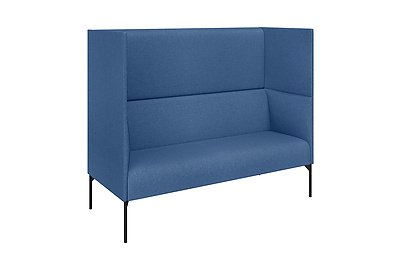 Диван офисный 2-х местный высокий Бридж Brd2H-2-1650 - фото товара 1 из 3