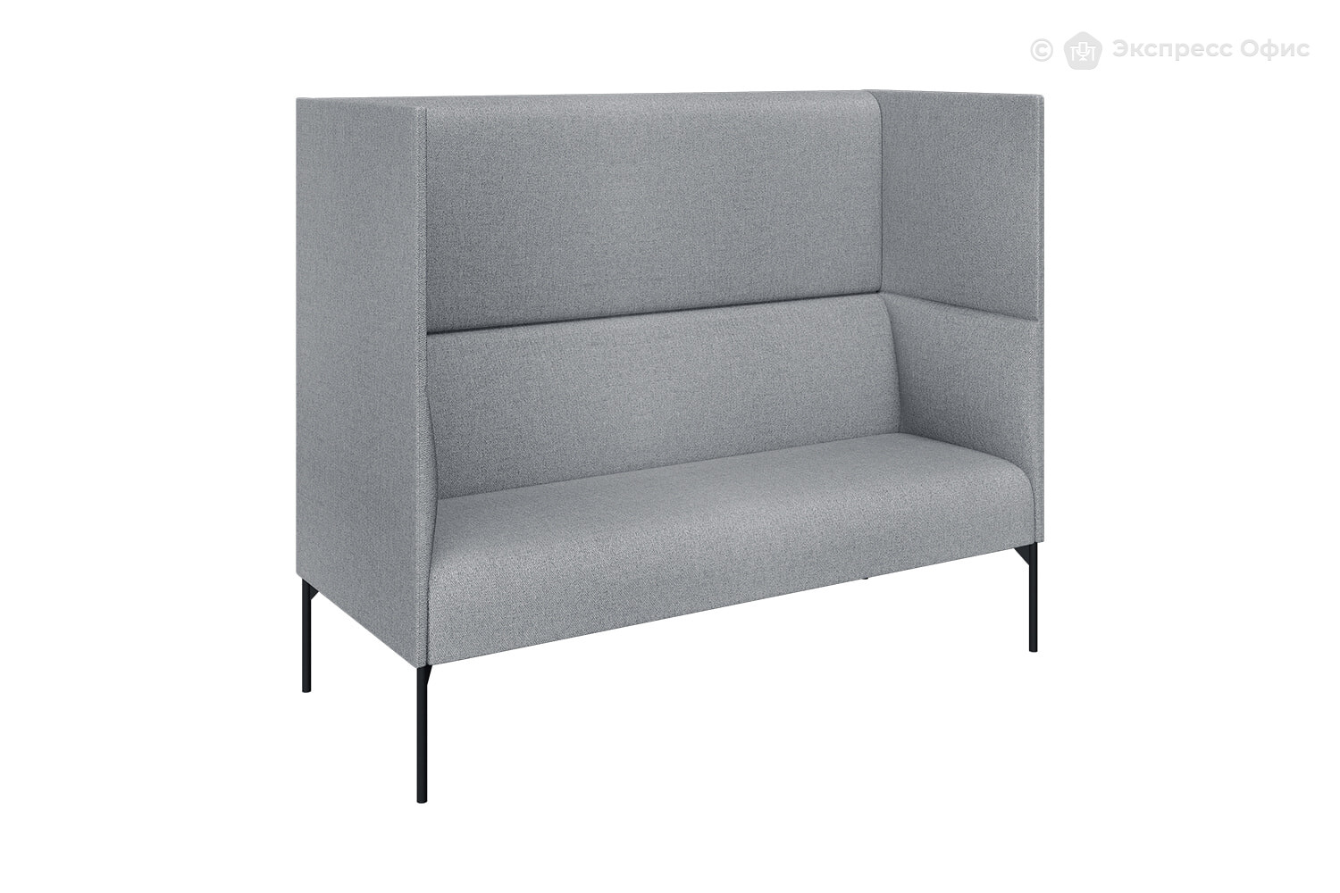Диван офисный 2-х местный высокий Бридж Brd2H-2-1650 - фото товара 1 из 3