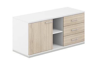 Тумба под оргтехнику мобильная Allegro AG.291.WH.WH.AR - фото товара 1 из 3