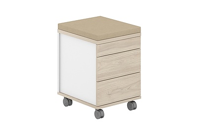 Тумба для документов мобильная Allegro AG.273.WH.AR.AR - фото товара 1 из 3