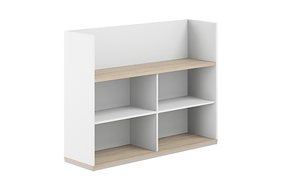 Стеллаж комбо с экраном Allegro AG.252.400.672.WH - фото товара 1 из 3