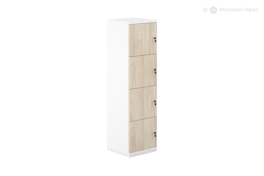  Шкаф для документов Allegro AG.231.WH.WH.AR Белый/Акация Равелло - фото товара 1 из 1