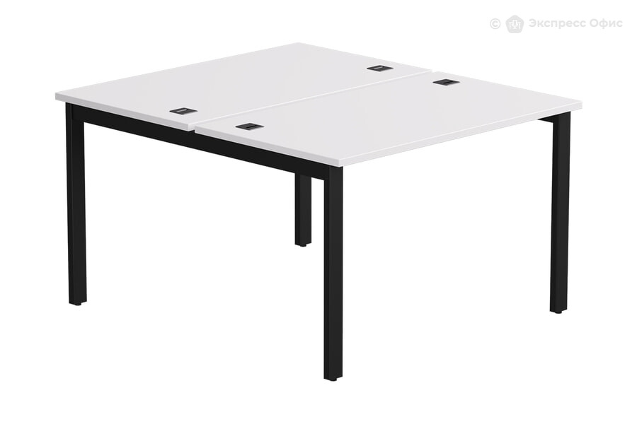  Стол-бенч на 2 места EVO 254S018W39005 Белый/Металл черный - фото товара 1 из 1