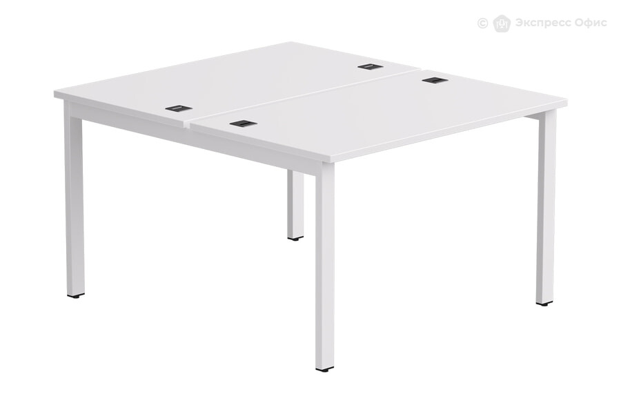  Стол-бенч на 2 места EVO 254S018W39003 Белый/Металл белый - фото товара 1 из 1