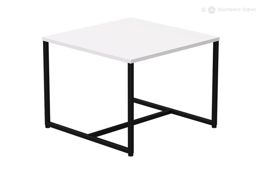  Стол журнальный EVO 254S024W39005 Белый/Металл черный - фото товара 1 из 1