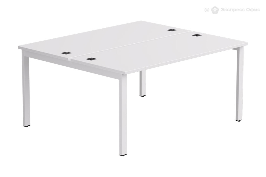  Стол-бенч на 2 места EVO 254S020W39003 Белый/Металл белый - фото товара 1 из 1