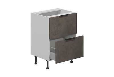 Шкаф кухонный (2 ящика) VOK B2DW_72_80 - фото товара 1 из 3