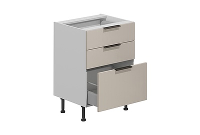 Шкаф кухонный (3 ящика) VOK B3DW_72_45 - фото товара 1 из 3