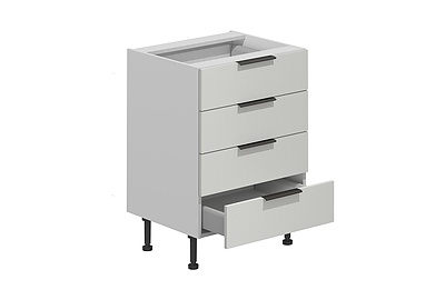 Шкаф кухонный (4 ящика) VOK B4DW_72_60 - фото товара 1 из 3