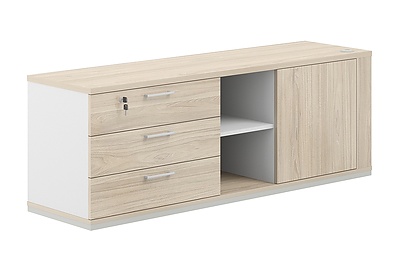 Тумба для документов опорная левая Allegro cabinet AG.295.WH.AR.AR.L - фото товара 1 из 3