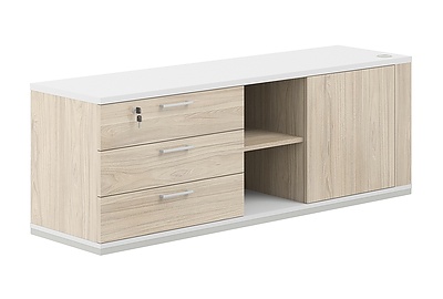 Тумба для документов опорная левая Allegro cabinet AG.295.AR.WH.AR.L - фото товара 1 из 3