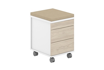 Тумба для документов мобильная Allegro AG.274.WH.WH.AR - фото товара 1 из 3