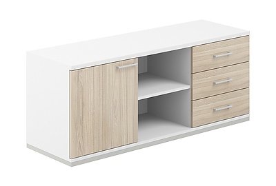 Тумба под оргтехнику Allegro AG.292.WH.WH.AR - фото товара 1 из 3