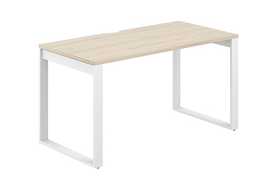 Стол письменный с вырезом Allegro AG.101.AR.V.72.WH - фото товара 1 из 3