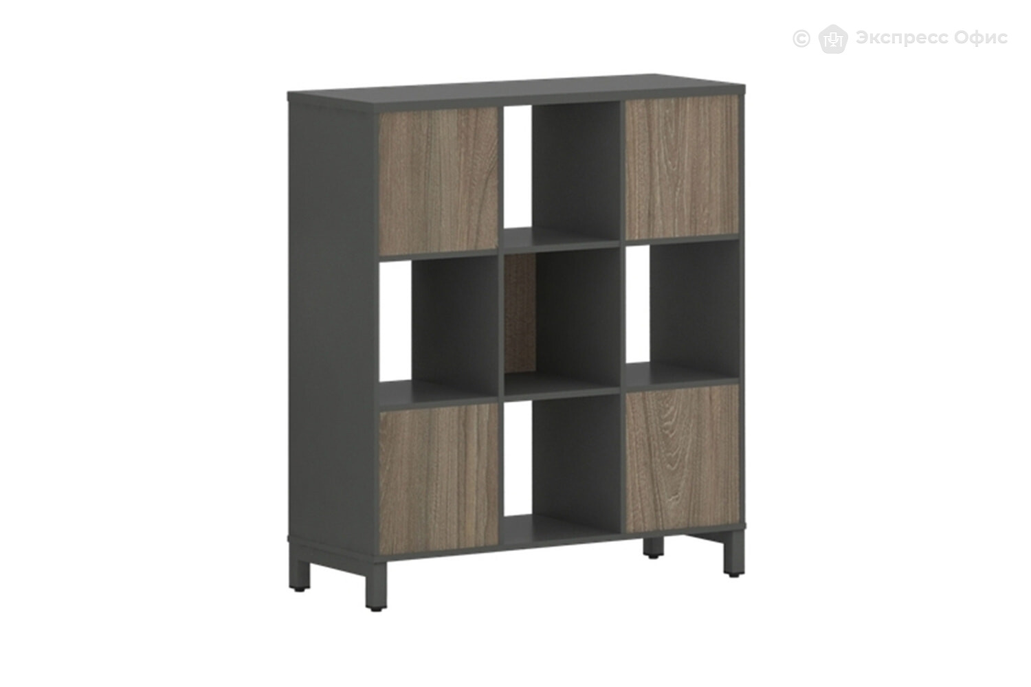 Стеллаж-перегородка двухсторонний трёхъярусный Style Project SN.NSD-331 - фото товара 1 из 6