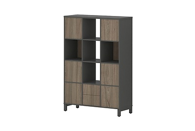 Стеллаж-перегородка двухсторонний четырёхъярусный Style Project SN.NSD-431 - фото товара 3 из 6