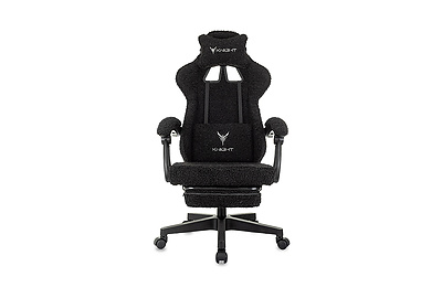 Кресло игровое с подставкой для ног KNIGHT LORD/F BLACK - фото товара 2 из 18