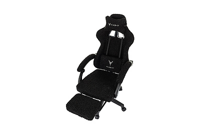 Кресло игровое с подставкой для ног KNIGHT LORD/F BLACK - фото товара 9 из 18