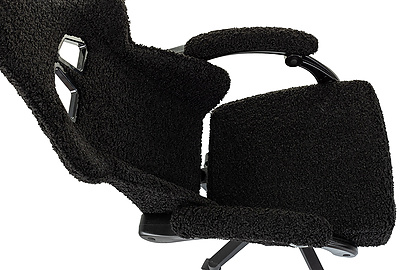 Кресло игровое с подставкой для ног KNIGHT LORD/F BLACK - фото товара 10 из 18