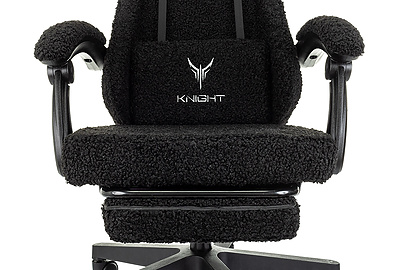 Кресло игровое с подставкой для ног KNIGHT LORD/F BLACK - фото товара 14 из 18