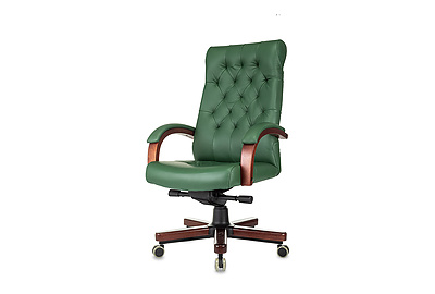 Кресло для руководителя Бюрократ T-9928WALNUT/GREEN - фото товара 4 из 13