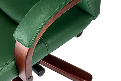 Кресло для руководителя Бюрократ T-9928WALNUT/GREEN - фото товара 8 из 13