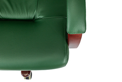 Кресло для руководителя Бюрократ T-9928WALNUT/GREEN - фото товара 9 из 13