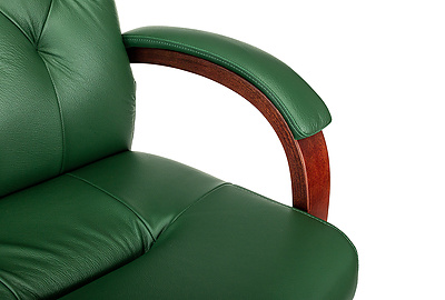 Кресло для руководителя Бюрократ T-9928WALNUT/GREEN - фото товара 6 из 13